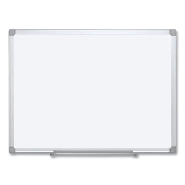 Mastervision Earth Silver Easy Clean Dry Erase Boards, 72" x 48", White